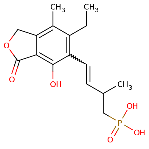 Chemical structure of BindingDB Monomer ID 50185586