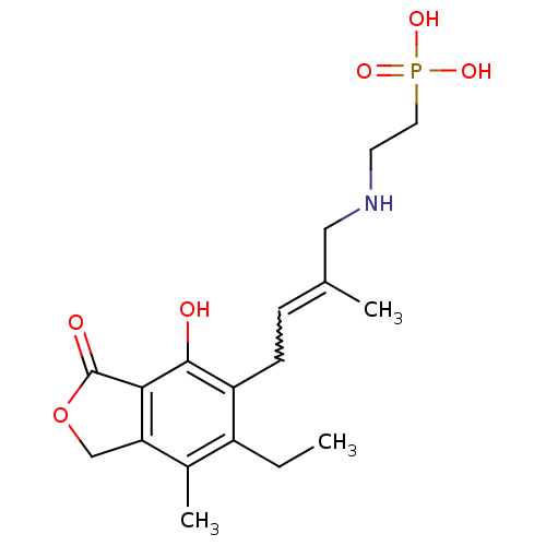 Chemical structure of BindingDB Monomer ID 50185589