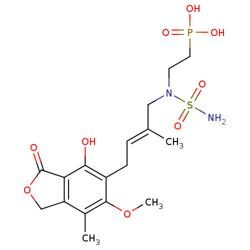 Chemical structure of BindingDB Monomer ID 50185590