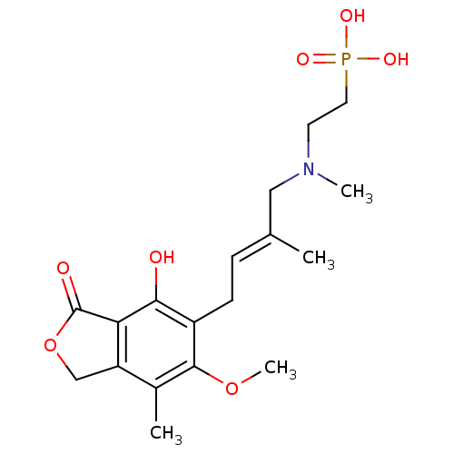 Chemical structure of BindingDB Monomer ID 50185591