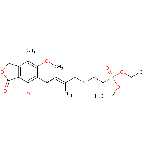 Chemical structure of BindingDB Monomer ID 50185593