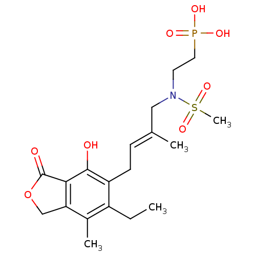 Chemical structure of BindingDB Monomer ID 50185595