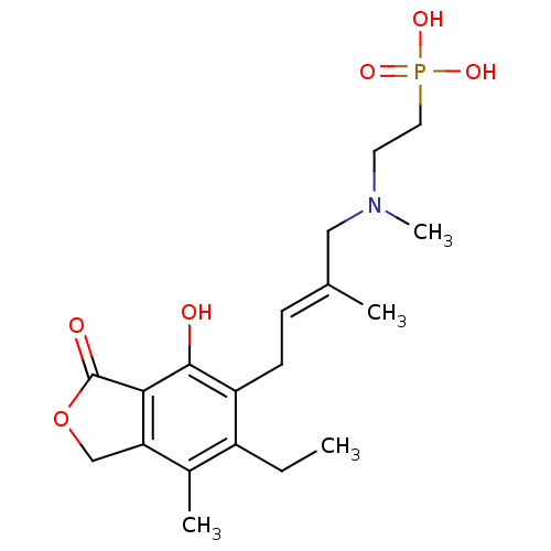Chemical structure of BindingDB Monomer ID 50185604