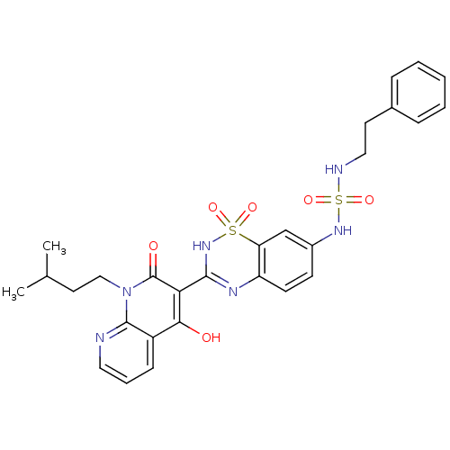 Chemical structure of BindingDB Monomer ID 50186139