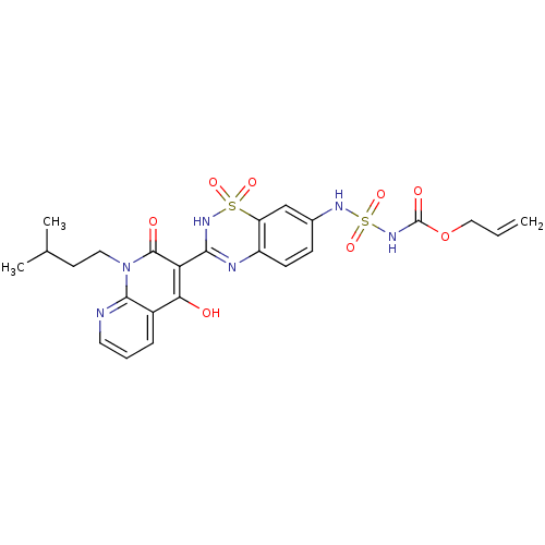 Chemical structure of BindingDB Monomer ID 50186142
