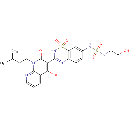 Chemical structure of BindingDB Monomer ID 50186149