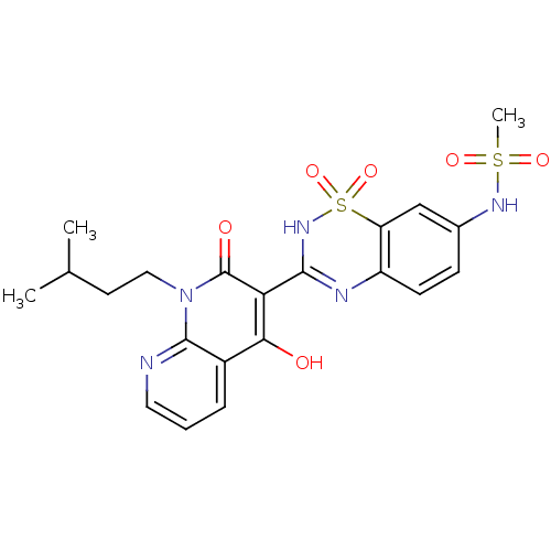 Chemical structure of BindingDB Monomer ID 50186153