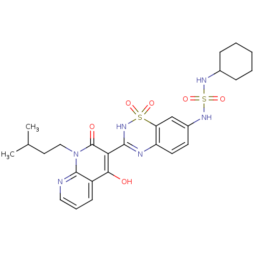 Chemical structure of BindingDB Monomer ID 50186154