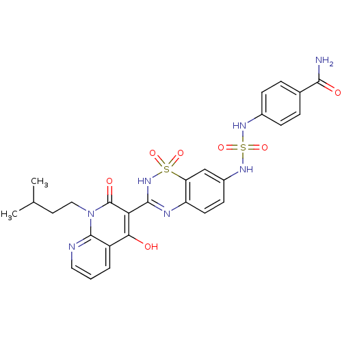 Chemical structure of BindingDB Monomer ID 50186174