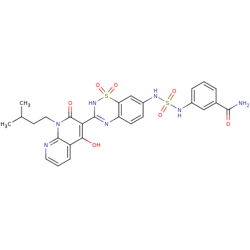 Chemical structure of BindingDB Monomer ID 50186175