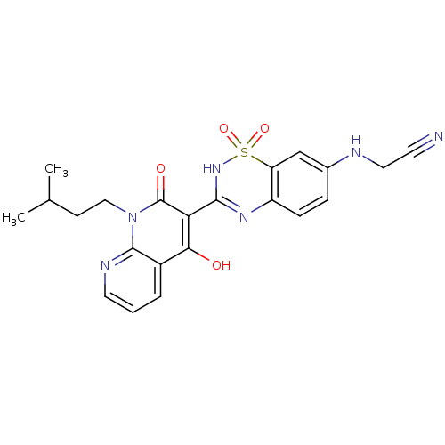 Chemical structure of BindingDB Monomer ID 50186181