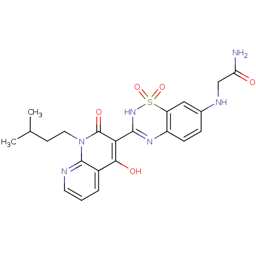 Chemical structure of BindingDB Monomer ID 50186186