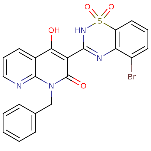 Chemical structure of BindingDB Monomer ID 50186203