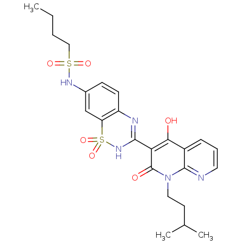 Chemical structure of BindingDB Monomer ID 50186206
