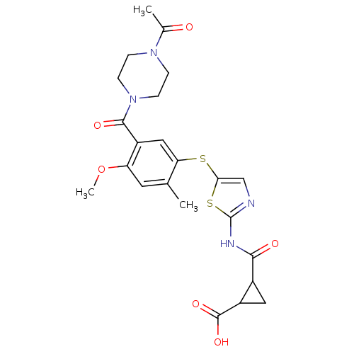 Chemical structure of BindingDB Monomer ID 50186469