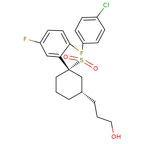 Chemical structure of BindingDB Monomer ID 50186574