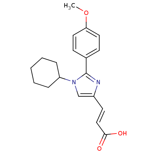 Chemical structure of BindingDB Monomer ID 50187136