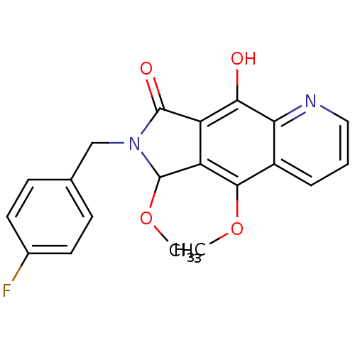 Chemical structure of BindingDB Monomer ID 50187191
