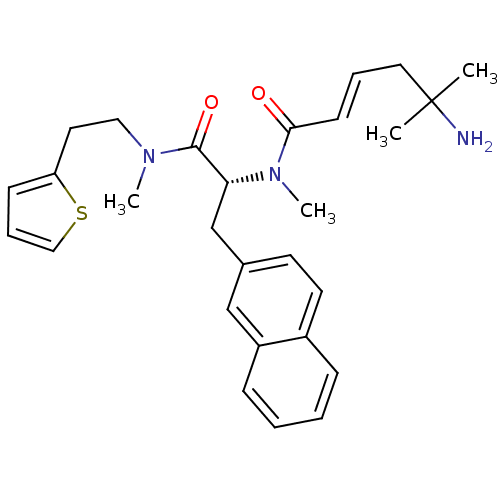 Chemical structure of BindingDB Monomer ID 50187326
