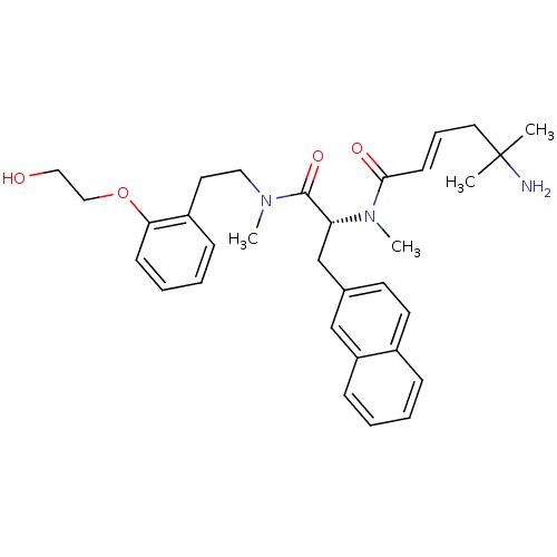 Chemical structure of BindingDB Monomer ID 50187329