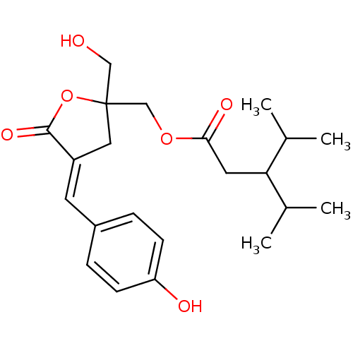 Chemical structure of BindingDB Monomer ID 50187521