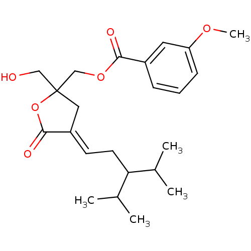 Chemical structure of BindingDB Monomer ID 50187524