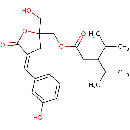 Chemical structure of BindingDB Monomer ID 50187528