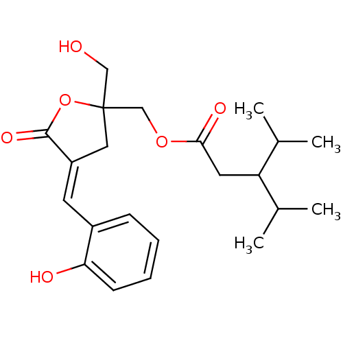 Chemical structure of BindingDB Monomer ID 50187544