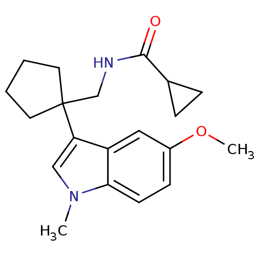 Chemical structure of BindingDB Monomer ID 50188415