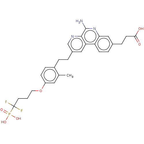 Chemical structure of BindingDB Monomer ID 50189281