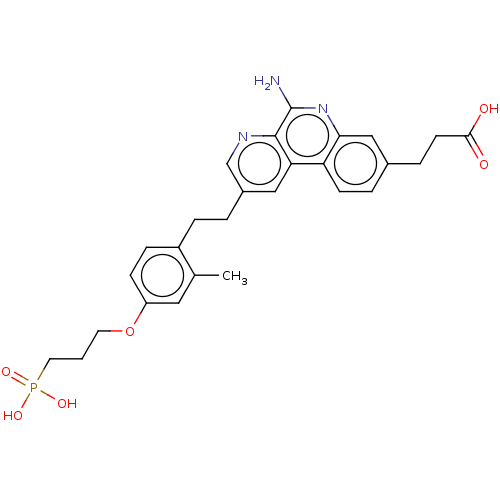 Chemical structure of BindingDB Monomer ID 50189282