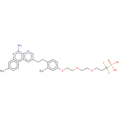 Chemical structure of BindingDB Monomer ID 50189283
