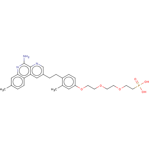 Chemical structure of BindingDB Monomer ID 50189284