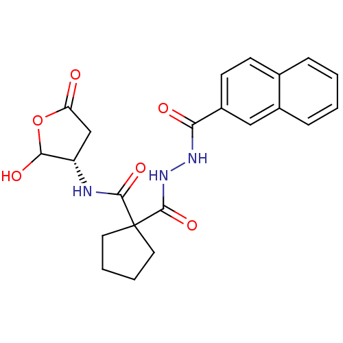 Chemical structure of BindingDB Monomer ID 50189362