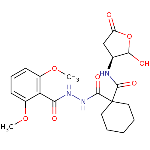 Chemical structure of BindingDB Monomer ID 50189366