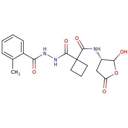Chemical structure of BindingDB Monomer ID 50189367