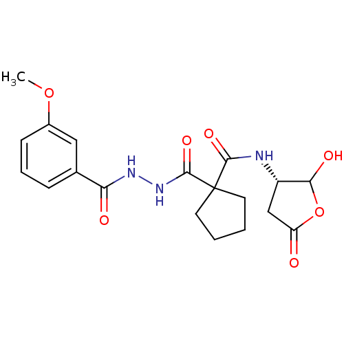 Chemical structure of BindingDB Monomer ID 50189372