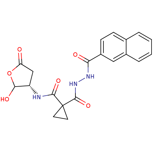 Chemical structure of BindingDB Monomer ID 50189373