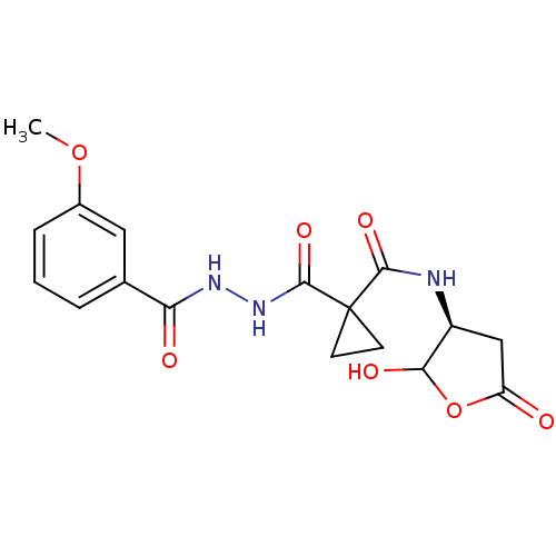 Chemical structure of BindingDB Monomer ID 50189379