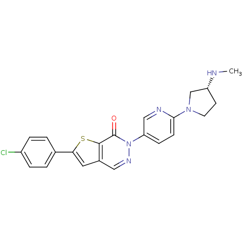 Chemical structure of BindingDB Monomer ID 50189578