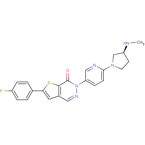 Chemical structure of BindingDB Monomer ID 50189593