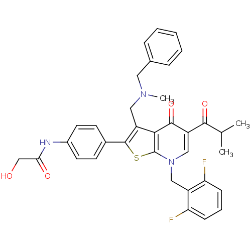 Chemical structure of BindingDB Monomer ID 50189707