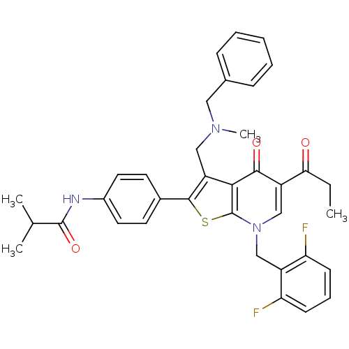 Chemical structure of BindingDB Monomer ID 50189713