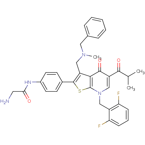 Chemical structure of BindingDB Monomer ID 50189714