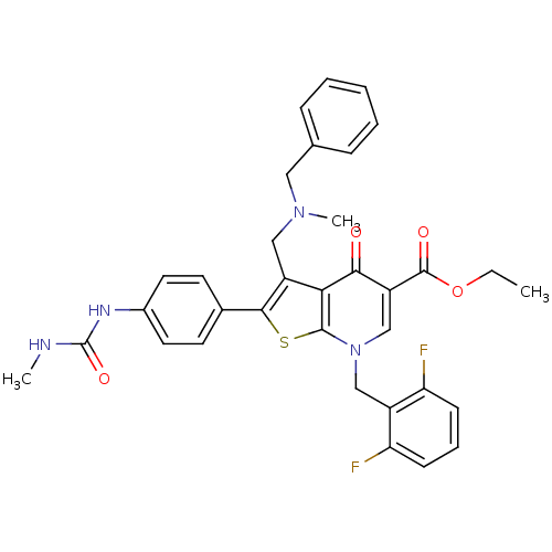 Chemical structure of BindingDB Monomer ID 50189733