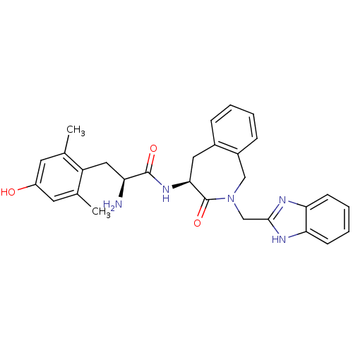 Chemical structure of BindingDB Monomer ID 50189918
