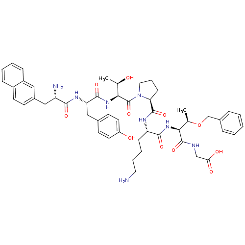 Chemical structure of BindingDB Monomer ID 50190383