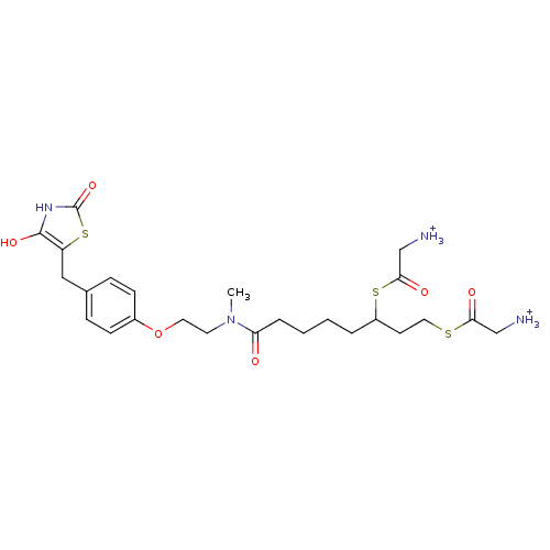 Chemical structure of BindingDB Monomer ID 50190422