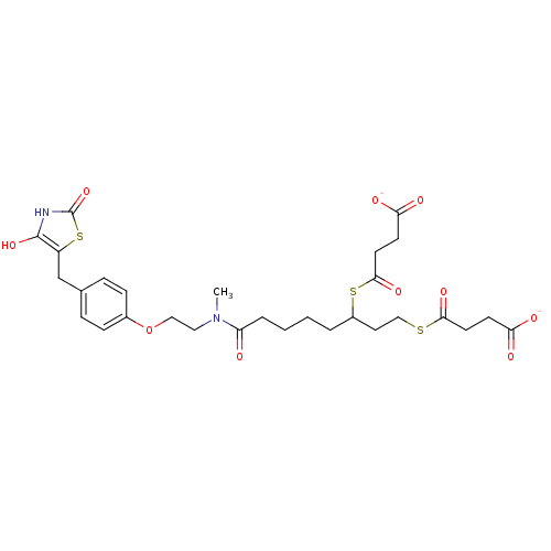 Chemical structure of BindingDB Monomer ID 50190423