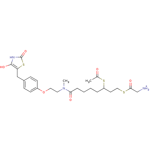 Chemical structure of BindingDB Monomer ID 50190424